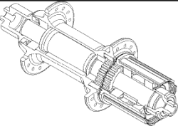 DT Hugi Rear Hub (чертёж)